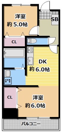 ＧＥパークサイドの物件間取画像